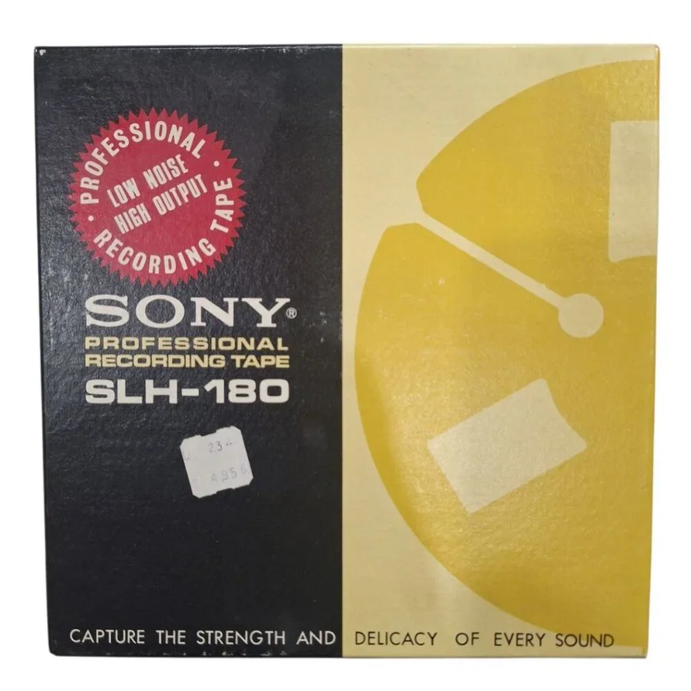 Sony SLH-180 Professional Recording Tape Vintage Low Noise High Output Polyester